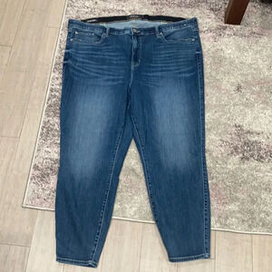 Torrid Women's Plus Size Sky High Skinny Dark Wash Denim Jeans Sz 26